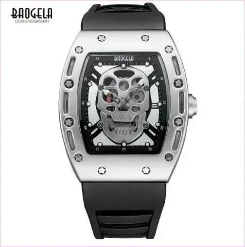 Luxury Pirate Hollow Silica Skeleton Wristwatch in Rose Gold - Pleasures and Sins