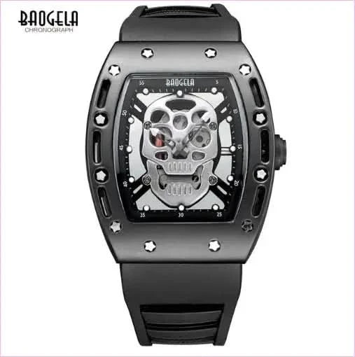 Luxury Pirate Hollow Silica Skeleton Wristwatch in Rose Gold - Pleasures and Sins