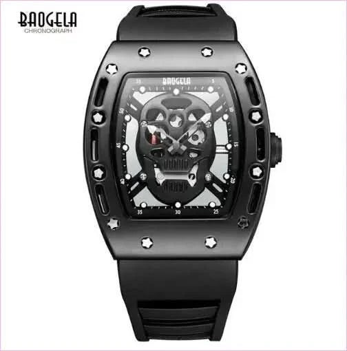 Luxury Pirate Hollow Silica Skeleton Wristwatch in Rose Gold - Pleasures and Sins