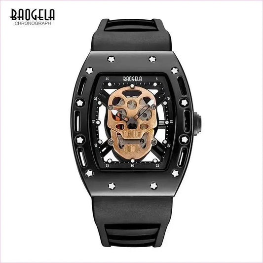 Luxury Pirate Hollow Silica Skeleton Wristwatch in Rose Gold - Pleasures and Sins