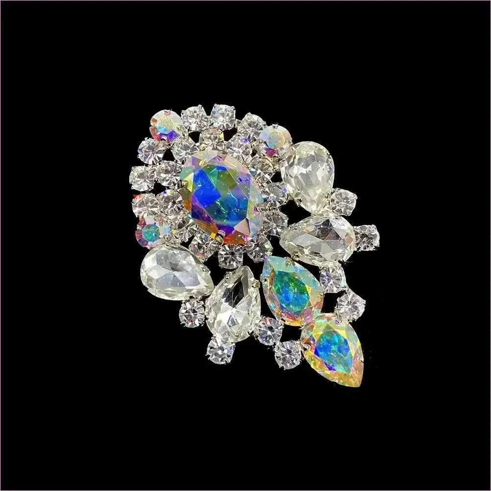 Luxury Rhinestone Oversized Adjustable Drag Queen Ring or Brooch - Pleasures and Sins