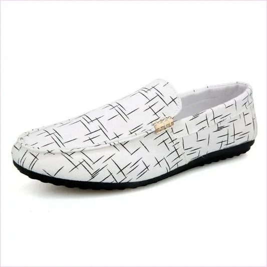 Men Loafers in Light Canvas for Casual Spring Style - Pleasures and Sins
