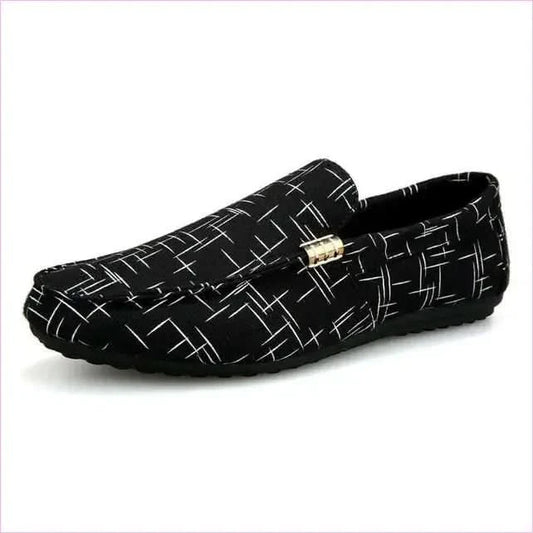 Men Loafers in Light Canvas for Casual Spring Style - Pleasures and Sins