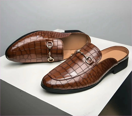 Men's Backless Moccasin Loafers for Casual Style and Comfort - Pleasures and Sins