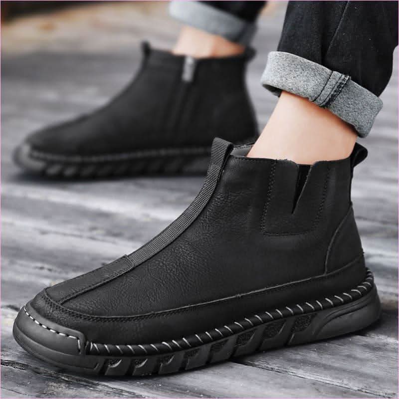 Men's Casual Round Toe High-top Winter Martin Boots - Pleasures and Sins