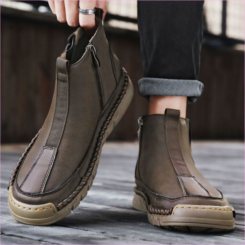 Men's Casual Round Toe High-top Winter Martin Boots - Pleasures and Sins