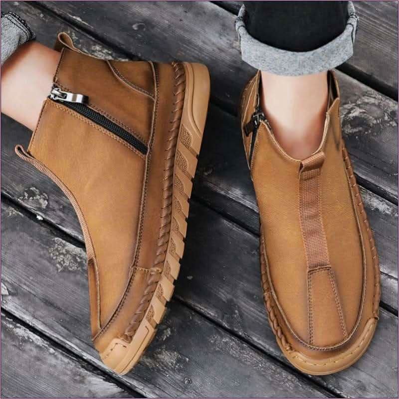 Men's Casual Round Toe High-top Winter Martin Boots - Pleasures and Sins