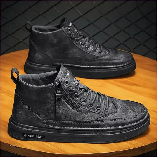 Mens High Top Casual Shoes for Trendy and Versatile Style - Pleasures and Sins