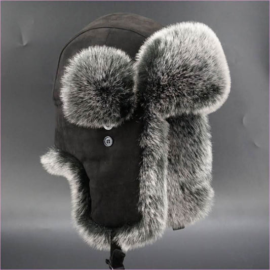 Men's Oversized Ear Protection and Cold-proof Winter Skiing Hat - Pleasures and Sins
