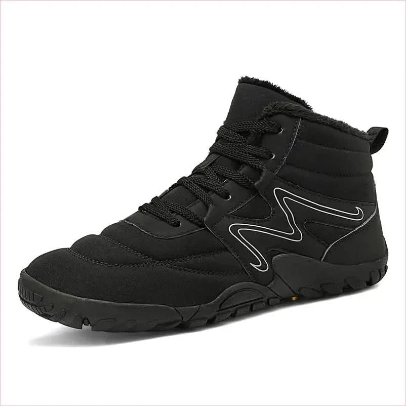 Men’s Warm Plush Sneaker Style Fur Lined Snow Boots with Gum Sole - Pleasures and Sins