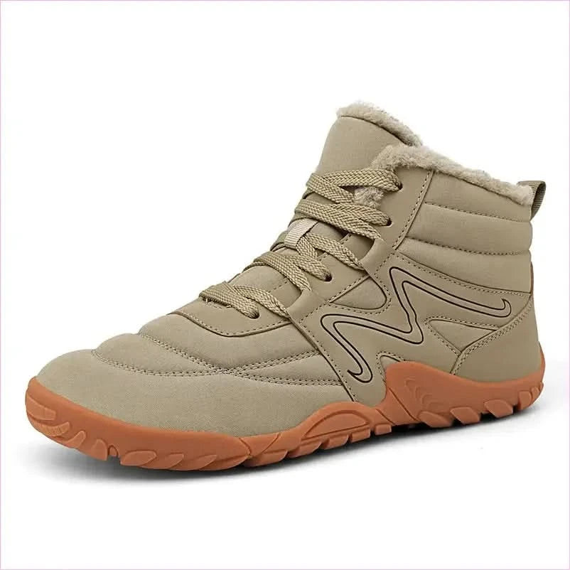 Men’s Warm Plush Sneaker Style Fur Lined Snow Boots with Gum Sole - Pleasures and Sins