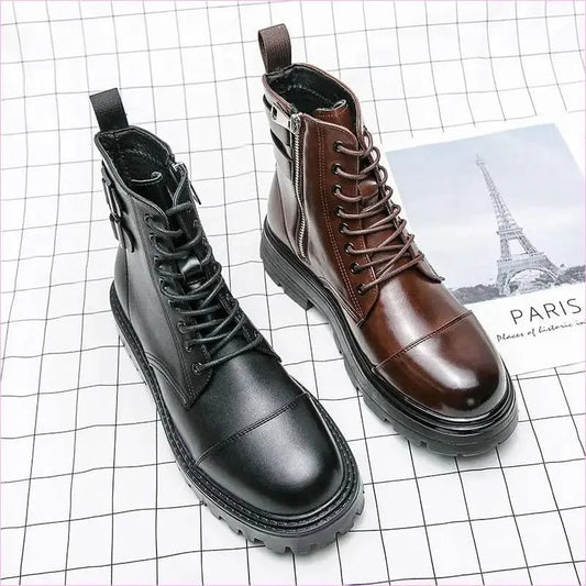 Mid-top Round Head Chelsea Men's Boots for Every Occasion - Pleasures and Sins