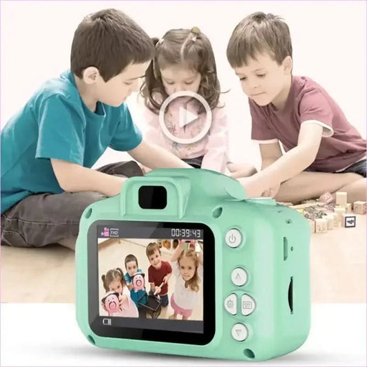 Mint Green Children's Mini Digital Camera with Projection Feature - Pleasures and Sins