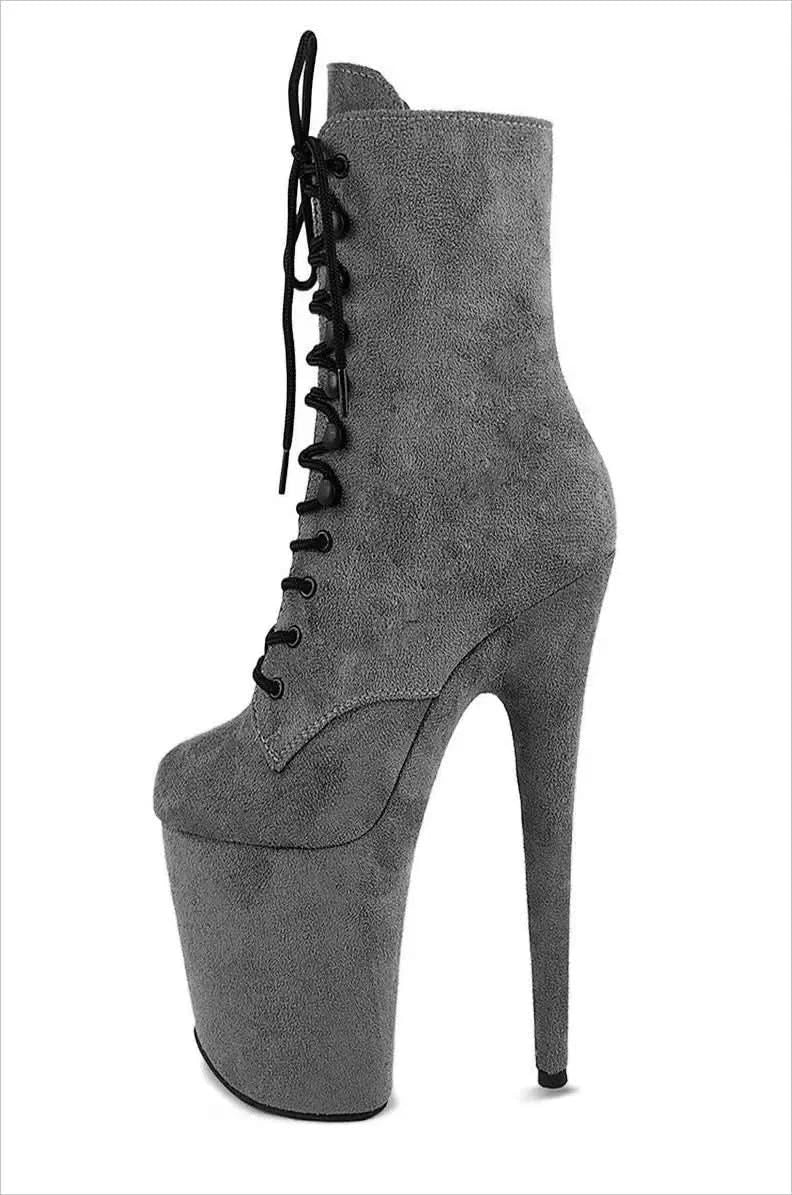 Pink High-heeled Pole Dance Shoes with 20cm Heel and Waterproof Platform - Pleasures and Sins