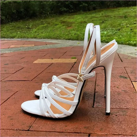 Plus Size Drag Queen Stiletto Sandals for Stylish Heights - Pleasures and Sins