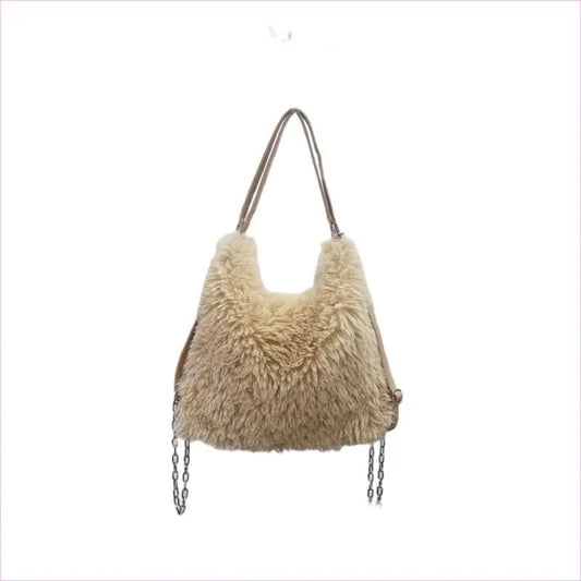 Plush Large Capacity Shoulder Bag for Effortless Style and Practicality - Pleasures and Sins