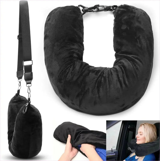 Portable Travel Pillow for Easy Packing and Excess Baggage Solutions - Pleasures and Sins