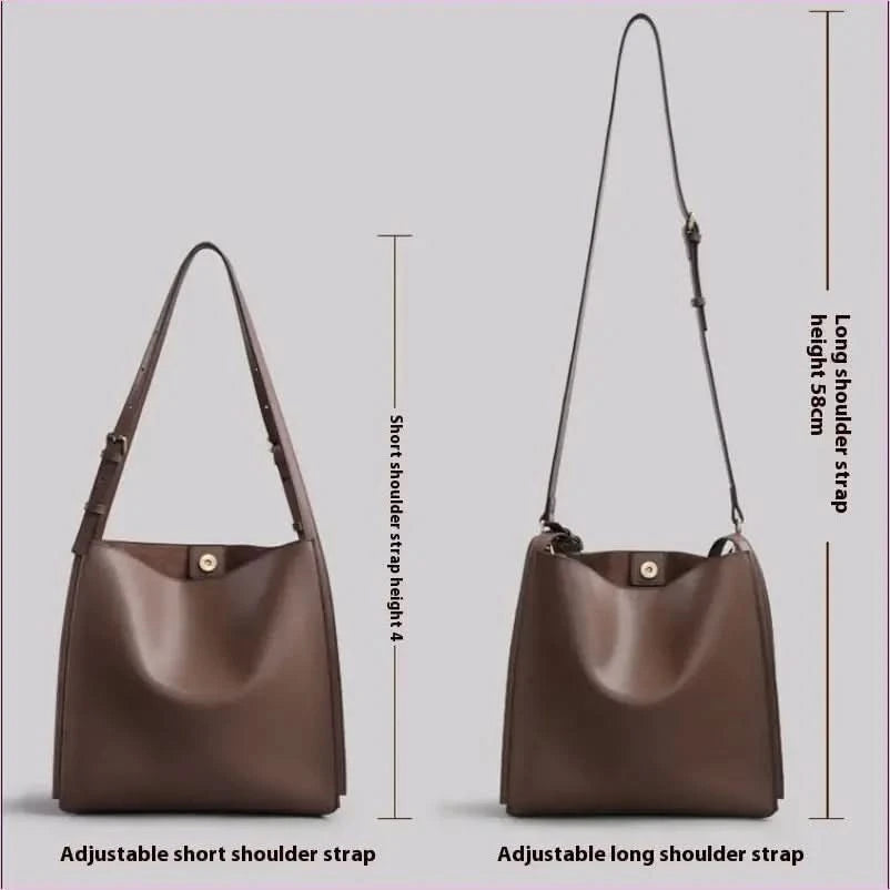 Premium Genuine Leather Commuter Bag for Women on the Move - Pleasures and Sins