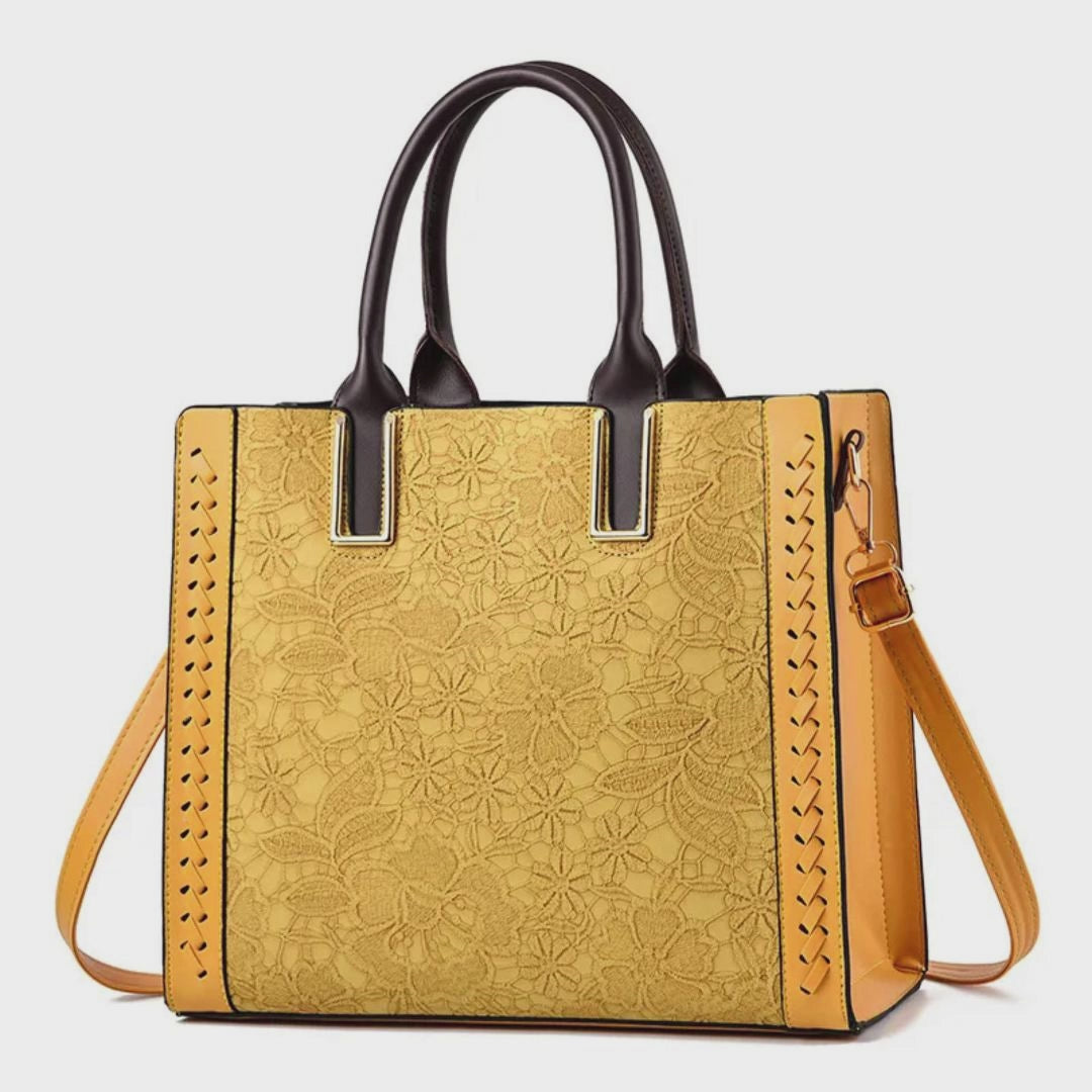 Bright Yellow Luxury Elegant Shoulder Bag with Adjustable Strap Bag Pleasures and Sins