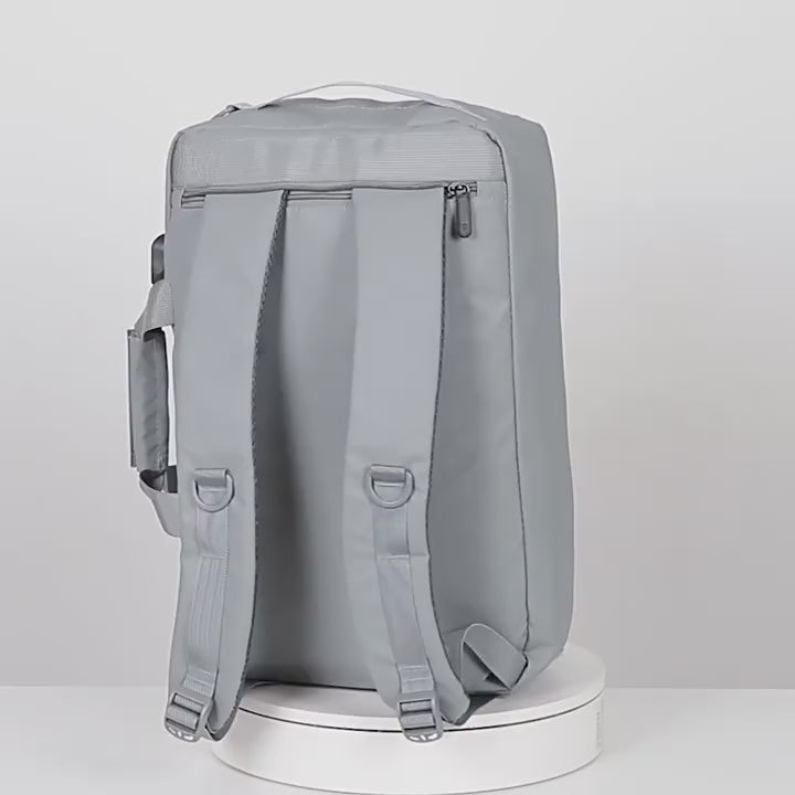 Black Multifunctional Backpack Large Capacity Business Laptop Bag Bag Pleasures and Sins