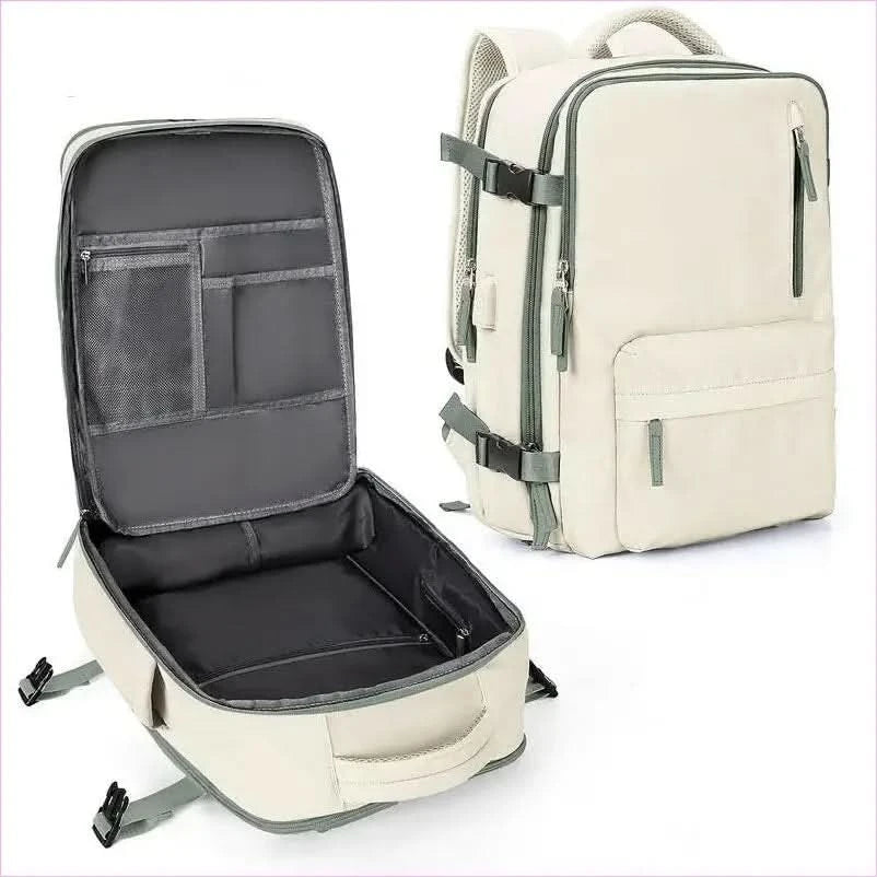 Sage Green Large Capacity Luggage Backpack for Travel - Pleasures and Sins