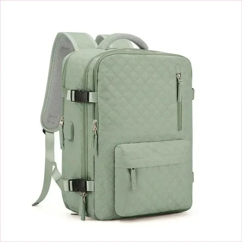 Sage Green Large Capacity Luggage Backpack for Travel - Pleasures and Sins