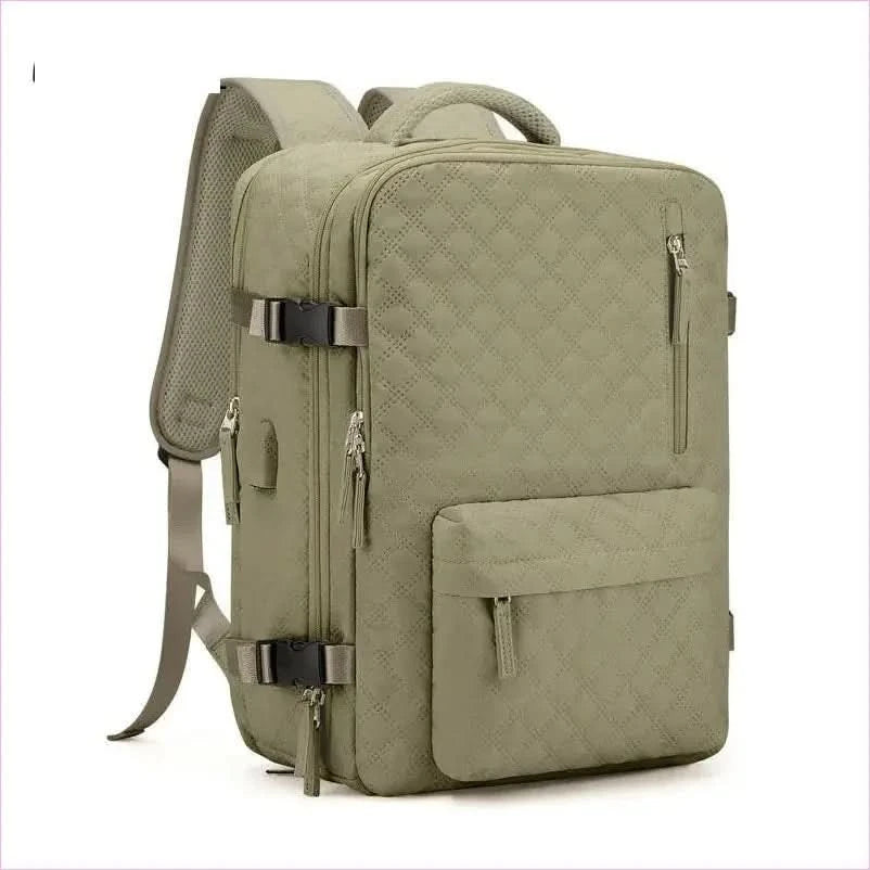 Sage Green Large Capacity Luggage Backpack for Travel - Pleasures and Sins