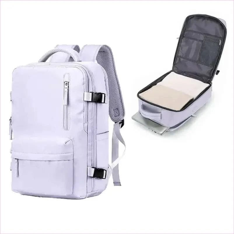 Sage Green Large Capacity Luggage Backpack for Travel - Pleasures and Sins