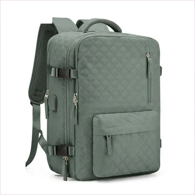 Sage Green Large Capacity Luggage Backpack for Travel - Pleasures and Sins