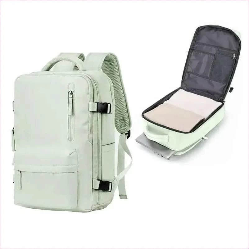 Sage Green Large Capacity Luggage Backpack for Travel - Pleasures and Sins