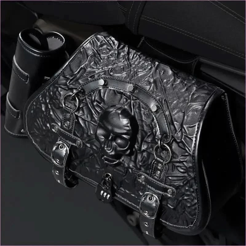 Skull Design Motorcycle Luggage Bag - Pleasures and Sins