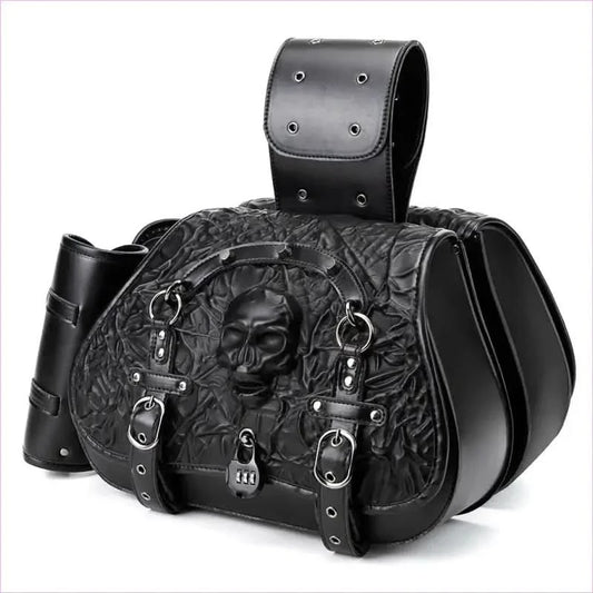 Skull Design Motorcycle Luggage Bag - Pleasures and Sins