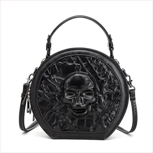 Skull Embossed Coffin Outer Bag Embossed Coffin Shape Bag Gothic Skull Coffin Bag Skull Coffin Handbag Steampunk - Pleasures and Sins