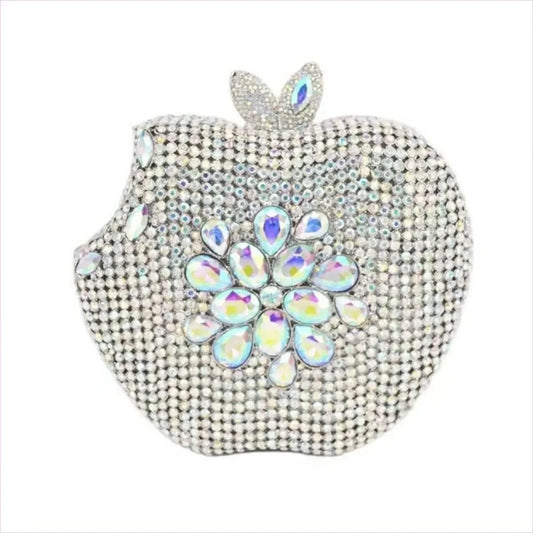 Sparkly Apple Diamond Dinner Bag for Banquets and Events - Pleasures and Sins