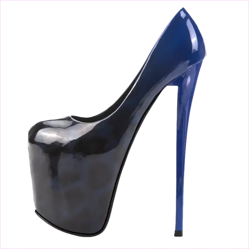 Stiletto Heel Leopard Print Drag Heels in Various Colors - Pleasures and Sins