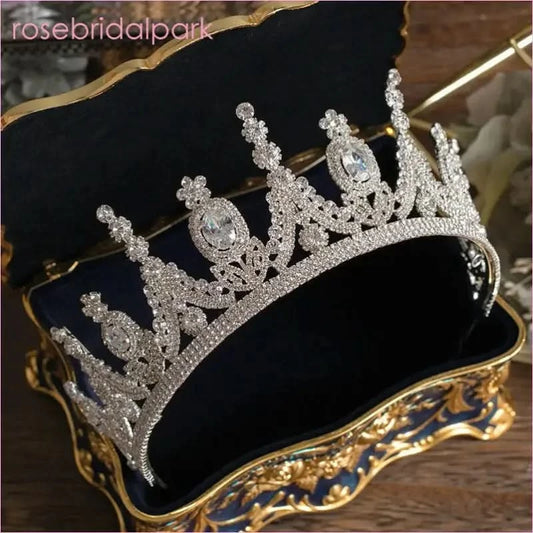 Stunning Luxury Tiara Zirconia for Weddings and Pageants - Pleasures and Sins