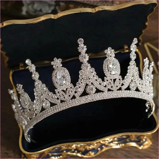Stunning Luxury Tiara Zirconia for Weddings and Pageants - Pleasures and Sins