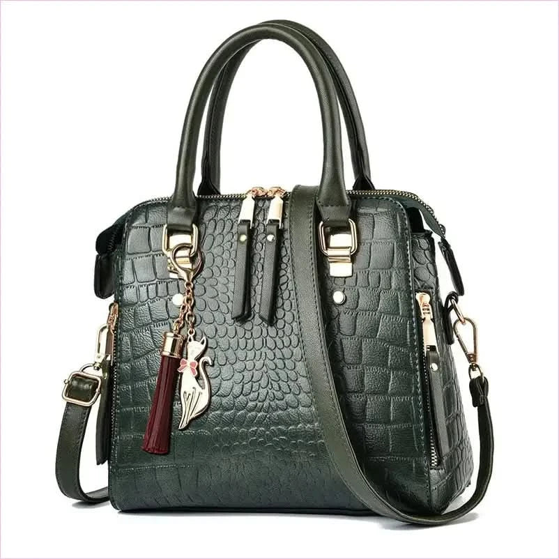 Stylish Ladies Crocodile Print Crossbody Shoulder Bag for Every Occasion - Pleasures and Sins