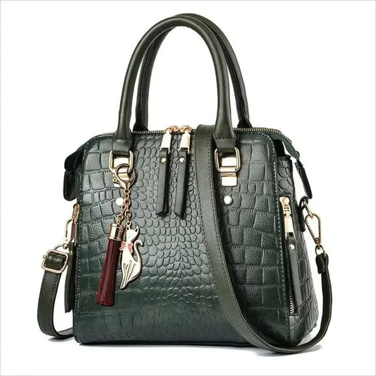Stylish Ladies Crocodile Print Crossbody Shoulder Bag for Every Occasion - Pleasures and Sins