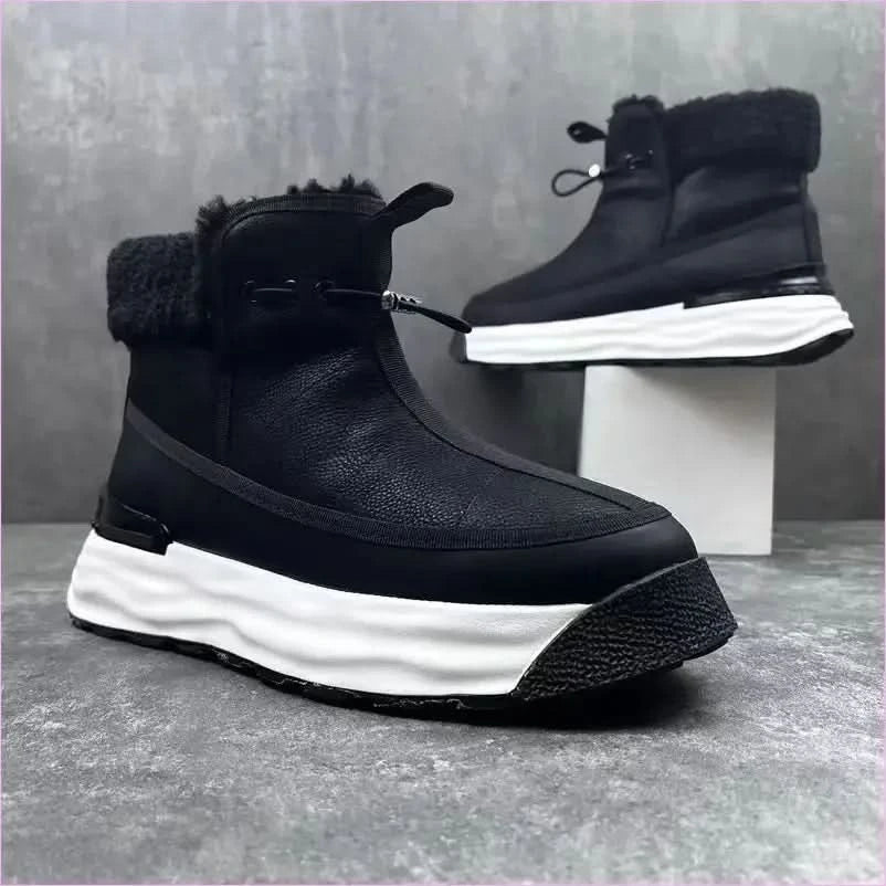 Stylish Mens High-top Platform Shoes with Plush Comfort - Pleasures and Sins
