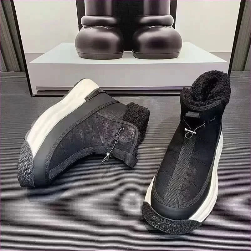 Stylish Mens High-top Platform Shoes with Plush Comfort - Pleasures and Sins