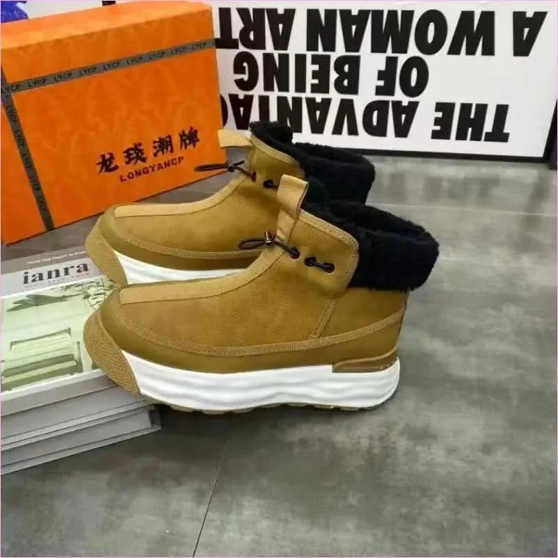 Stylish Mens High-top Platform Shoes with Plush Comfort - Pleasures and Sins