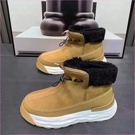Stylish Mens High-top Platform Shoes with Plush Comfort - Pleasures and Sins