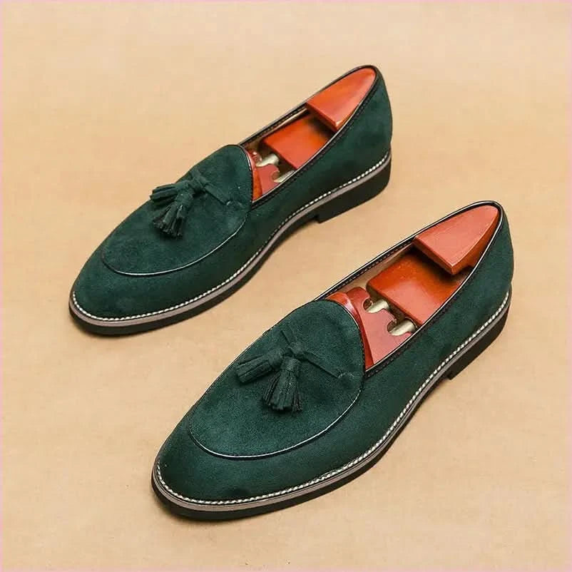 Suede Tassel Loafer for the Latest Mens Fashion Trend - Pleasures and Sins