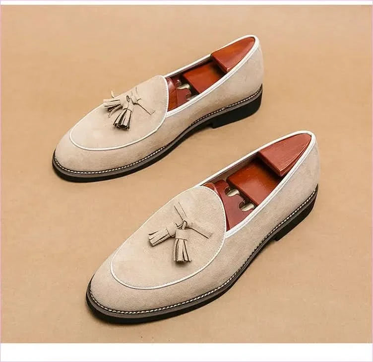 Suede Tassel Loafer for the Latest Mens Fashion Trend - Pleasures and Sins