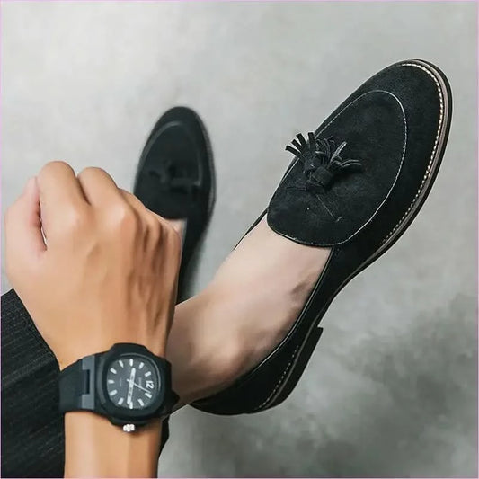 Suede Tassel Loafer for the Latest Mens Fashion Trend - Pleasures and Sins