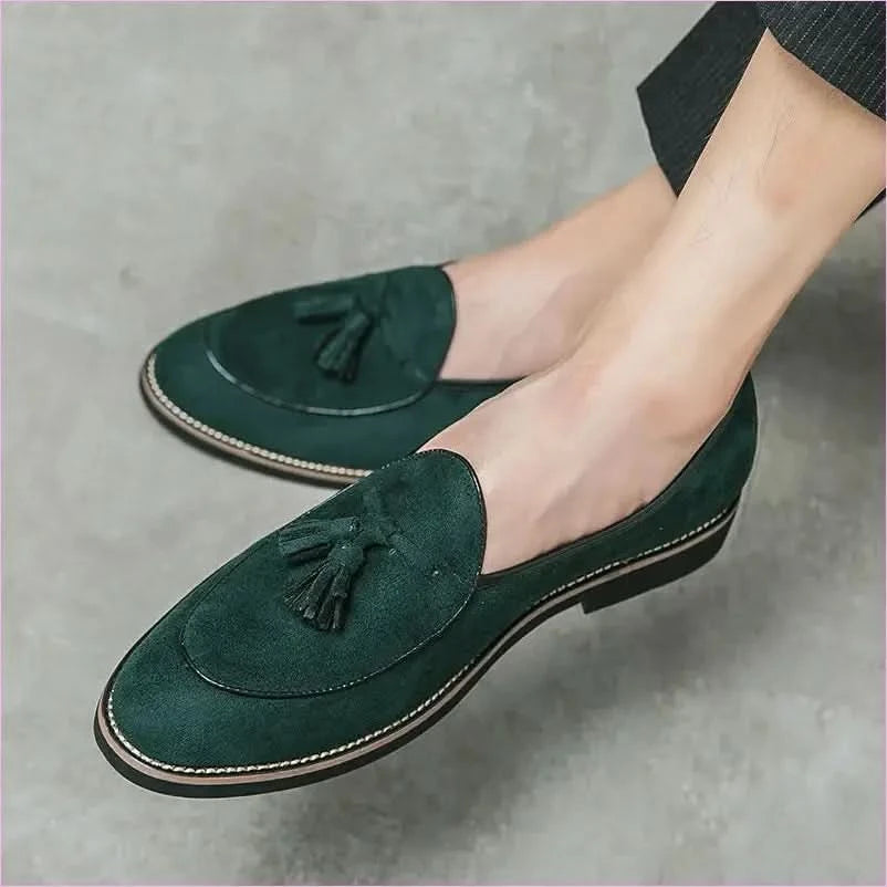 Suede Tassel Loafer for the Latest Mens Fashion Trend - Pleasures and Sins