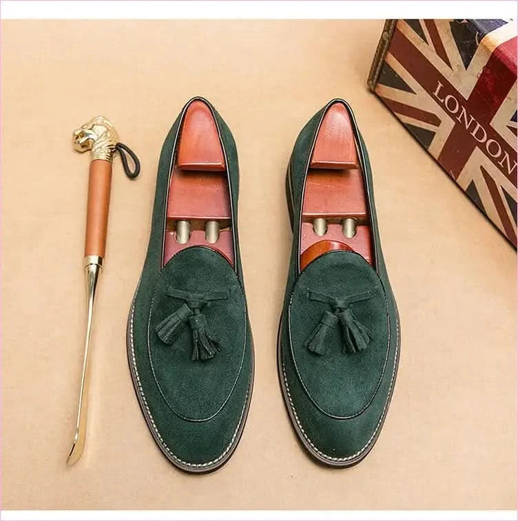 Suede Tassel Loafer for the Latest Mens Fashion Trend - Pleasures and Sins