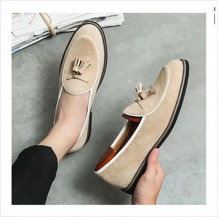 Suede Tassel Loafer for the Latest Mens Fashion Trend - Pleasures and Sins