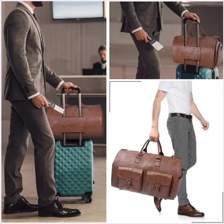 Travel Duffle Bag with Shoe Compartment and Large Capacity - Pleasures and Sins